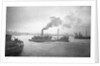 A starboard quarter view of 'Bullfinch' (1903) under way on the River Thames passing Woolwich by unknown