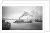 A starboard quarter view of 'Bullfinch' (1903) under way on the River Thames passing Woolwich by unknown