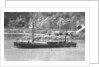 Steam barge 'John' (Br, 1849), under way on the river Avon by Anonymous