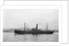 Photograph of the vessel 'Merel' (1925) under way on the River Thames passing Woolwich, 23rd March 1932 by unknown