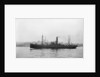Photograph of the vessel 'Merel' (1925) under way on the River Thames passing Woolwich, 23rd March 1932 by unknown