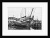 A peaked stern Twaqo type junk berthed at Singapore by David Watkin Waters