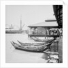 Sampans in the sampan harbour near the FMS Railway Station pier at Penang by David Watkin Waters