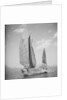 A port bow view of a Tolo Harbour fisher type junk by David Watkin Waters