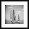 A port bow view of a Tolo Harbour fisher type junk by David Watkin Waters