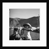 Two young sampan girls at Aberdeen, Hong Kong by David Watkin Waters
