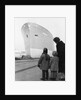 A port direct at bow view of 'Opalia' (1963); At the end of the ways, having just taken the water afterlaunching. A copy negative by Unknown