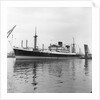The Glen Line's 'Glenartney' (1940) under tow in the King George V Dock in April 1962 by A. R. Grierson