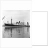 The Glen Line's 'Glenartney' (1940) under tow in the King George V Dock in April 1962 by A. R. Grierson