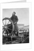 'Pommern' (Fi, 1903), 4-masted barque, Peter Karney at the wheel, steering by the wind by unknown