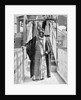 Mubarak Al-Sabah (Sheikh of Kuwait from 1896-1915) standing on a bridge by unknown