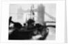 Glass plate negative depicting the U155 at Tower Bridge by Unknown