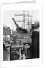 3-masted barque 'Penang' in dry dock at Millwall 1932 by unknown