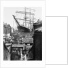 3-masted barque 'Penang' in dry dock at Millwall 1932 by unknown