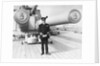 Earl David Beatty standing on the quarterdeck of his flagship, HMS 'Queen Elizabeth' as Admiral of the Fleet. by unknown