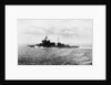 Battleship HMS 'Warspite' (1913) under way at sea off Cape Wrath in June 1943 by unknown