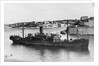 'Ajax' (Br, 1931) under way in Grand Harbour, Malta, arriving in convoy MW 8A by unknown