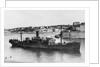 'Ajax' (Br, 1931) under way in Grand Harbour, Malta, arriving in convoy MW 8A by unknown
