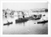 Tanker 'Ohio' (Br, 1940) under tow in Grand Harbour, Malta, with heavy damage received during Operation Pedestal by unknown