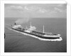 A starboard bow view of 'Amastra' (1958); Under way in the Strait of Malacca. by Unknown