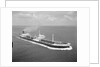 A starboard bow view of 'Amastra' (1958); Under way in the Strait of Malacca. by Unknown