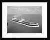 A starboard bow view of 'Amastra' (1958); Under way in the Strait of Malacca. by Unknown