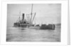 The steam cargo ship 'Cragoswald' (1899) after being torpedoed by German submarine 'U84' by Gibson's of Scilly Shipwreck Collection