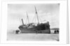 Bow view of the steam coaster Fleswick (1899) by Gibson & Sons of Scilly
