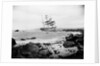 Starboard stern view of the sailing barque Glenbervie (1866) ashore when she ran aground by Gibson & Sons of Scilly