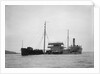 A port bow view of the US tanker 'Gulflight' (1914) after having been torpedoed by Gibson's of Scilly Shipwreck Collection