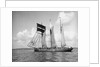 'Mary Millar' 3 masted topsail schooner, at sail off Mevagissey bound for Runcorn with a cargo of china clay by Unknown