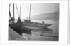 'Malgre Tout' (Fr, 1920s) moored at quayside, Newlyn, bows obscured by unknown