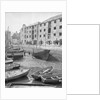 Dayspring' Plymouth hooker, dried out at quayside, Plymouth by unknown