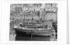 'Jane' Mevagissey lugger, dried out in Mevagissy harbour by unknown