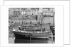 'Jane' Mevagissey lugger, dried out in Mevagissy harbour by unknown