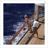 Out on deck for fresh air and a good stretch by unknown