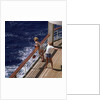 Out on deck for fresh air and a good stretch by unknown