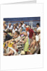 Interested passengers, young and old, enjoy on-deck entertainment aboard an unspecified cruise liner by Marine Photo Service