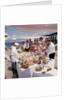 Fine weather allows passengers to enjoy a casual buffet on deck - no need to dress for dinner on this occasion! by Union Castle Line Collection