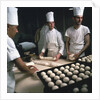 Chefs preparing breakfast aboard Union-Castle liner 'Windsor Castle' by Marine Photo Service