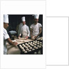 Chefs preparing breakfast aboard Union-Castle liner 'Windsor Castle' by Marine Photo Service