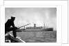 The 'Orcades' at anchor by Marine Photo Service