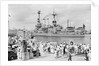 German Battleship 'Schlesien' at Curacao, Lesser Antilles by Marine Photo Service