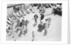 Dog Racing aboard the 'Viceroy of India' by Marine Photo Service