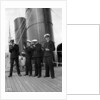 Four P & O cadets of the 'Viceroy of India' (1929) on the starboard side of the Bridge Deck with their sextants by Marine Photo Service