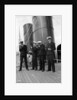 Four P & O cadets of the 'Viceroy of India' (1929) on the starboard side of the Bridge Deck with their sextants by Marine Photo Service