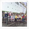 Christmas aboard the 'Empress of England' by Marine Photo Service