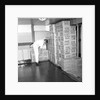 A storeroom containing boxes of Tetley's tea bags and Kellogg's Frosties, onboard 'Iberia' (1954) by Marine Photo Service