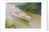 'Oriana' Passing through the Panama Canal by unknown