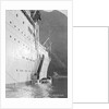 'Gripsholm' at anchor in Eidfjord, Norway by Marine Photo Service
